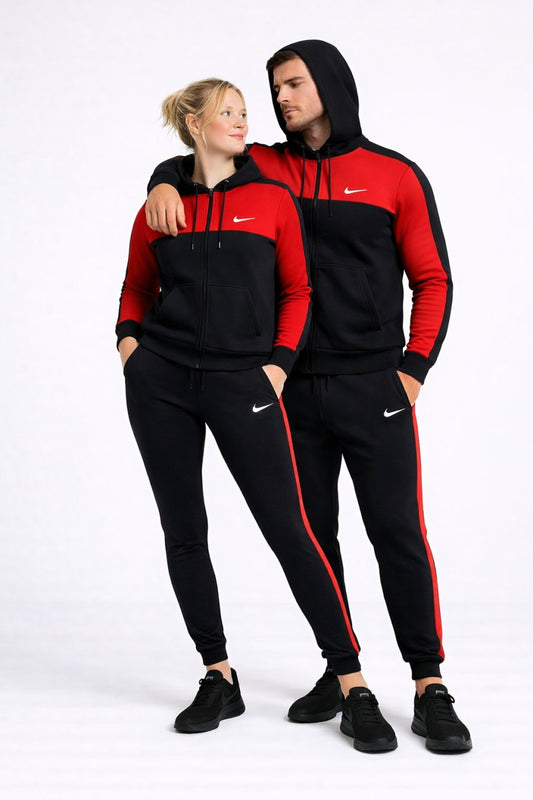 Set 2 treninguri de cuplu NK Negru/Rosu