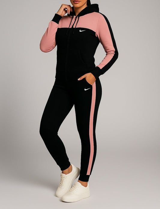 TRENING DAMA NK BICOLOR ROZ/NEGRU