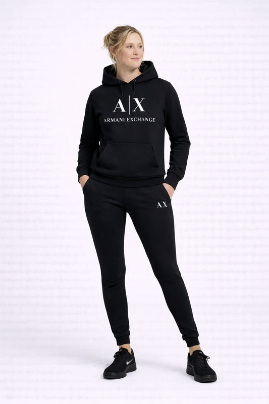 Trening de DAMA din Bumbac AX Negru