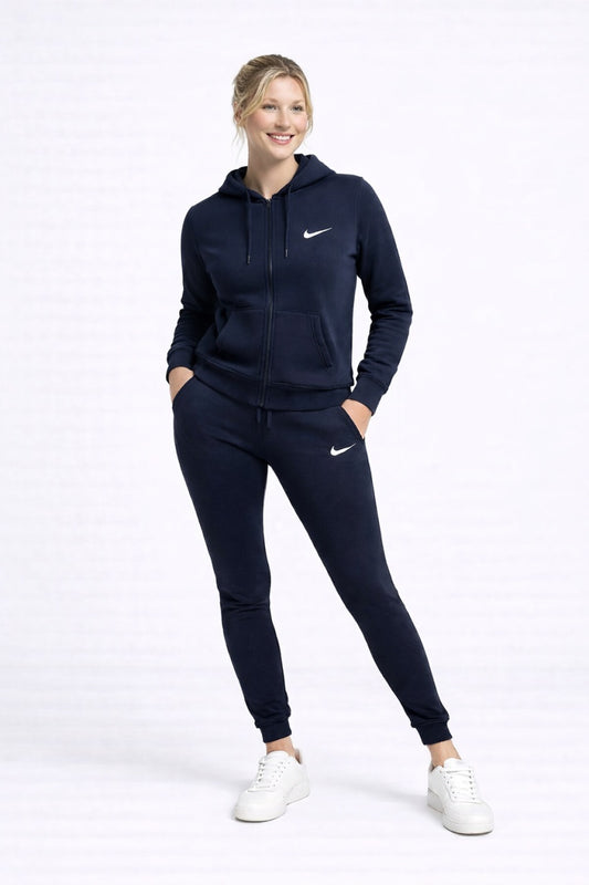 Trening de DAMA din Bumbac NK Bleumarin cu fermuar