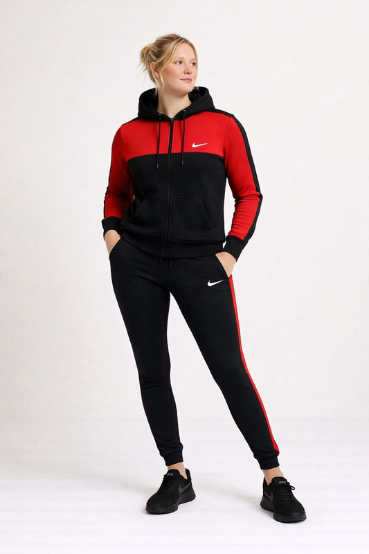 Trening de DAMA din Bumbac NK Negru/Rosu