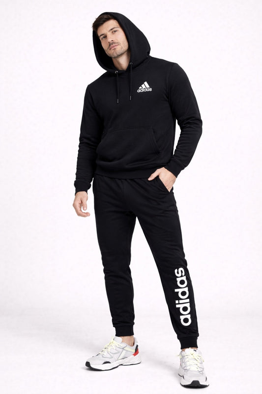 Trening din Bumbac Adi New Negru