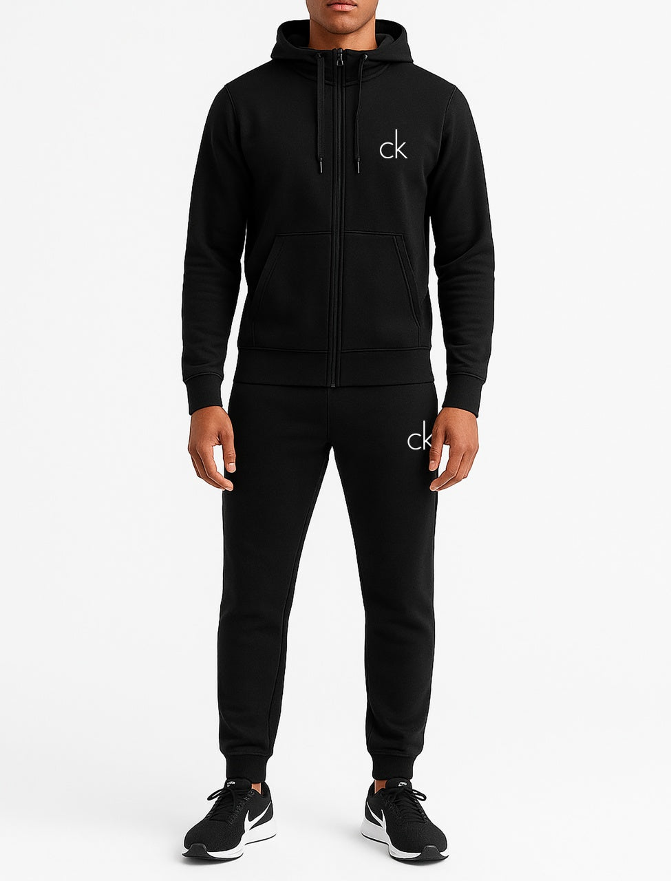 Trening Negru cu Fermuar CC