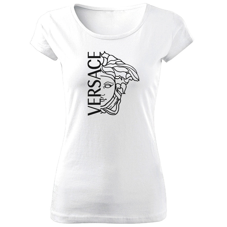 Tricou de Dama ALB V Cod D225